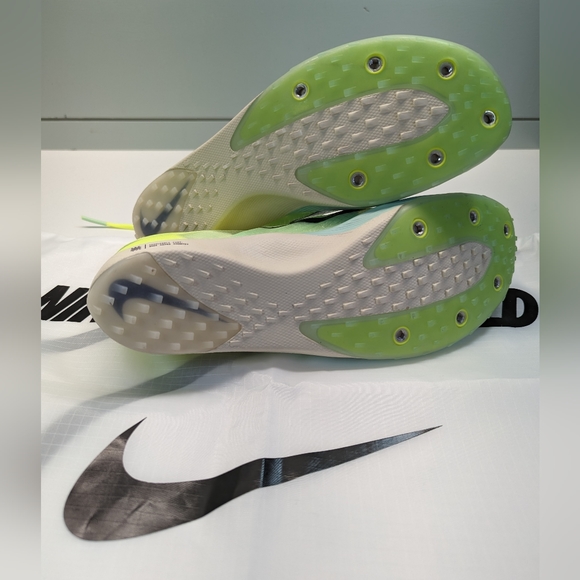 Nike Zoom Victory 5 XC Volt Mint Foam AJ0847-702 Track Field Distance Spikes 6.5 - Picture 7 of 8